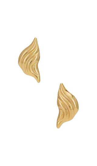 Croissant Earrings in Gold | Revolve Clothing (Global)