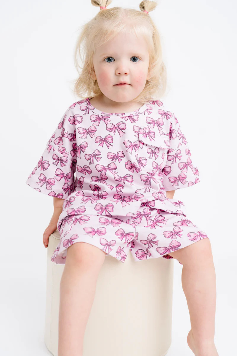Pretty In Pink Cargo Slouchy Set | Little One Shop Co