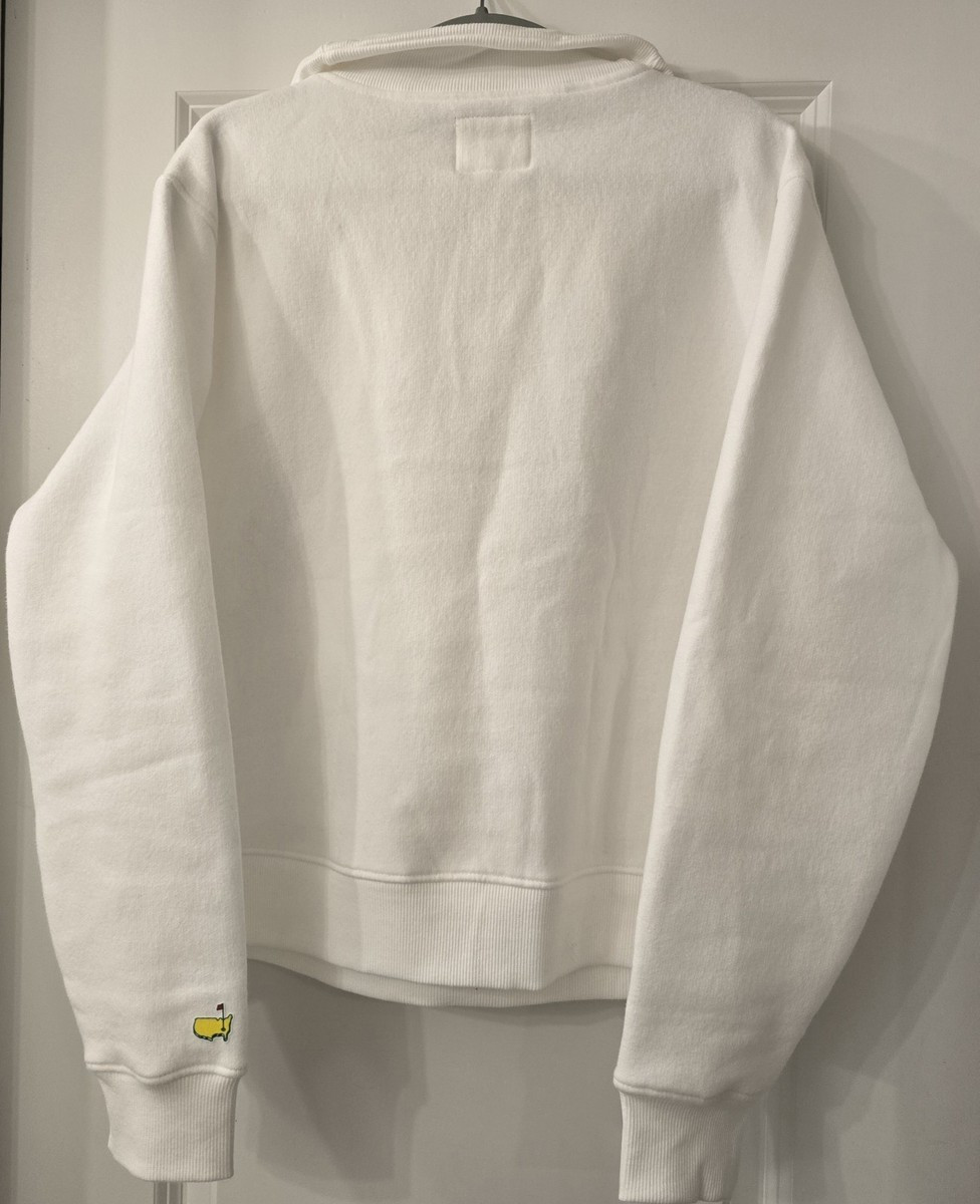 Masters Augusta Sweater Quarter Zip Sweatshirt White Womens MED-Exclusive 2026 | eBay US
