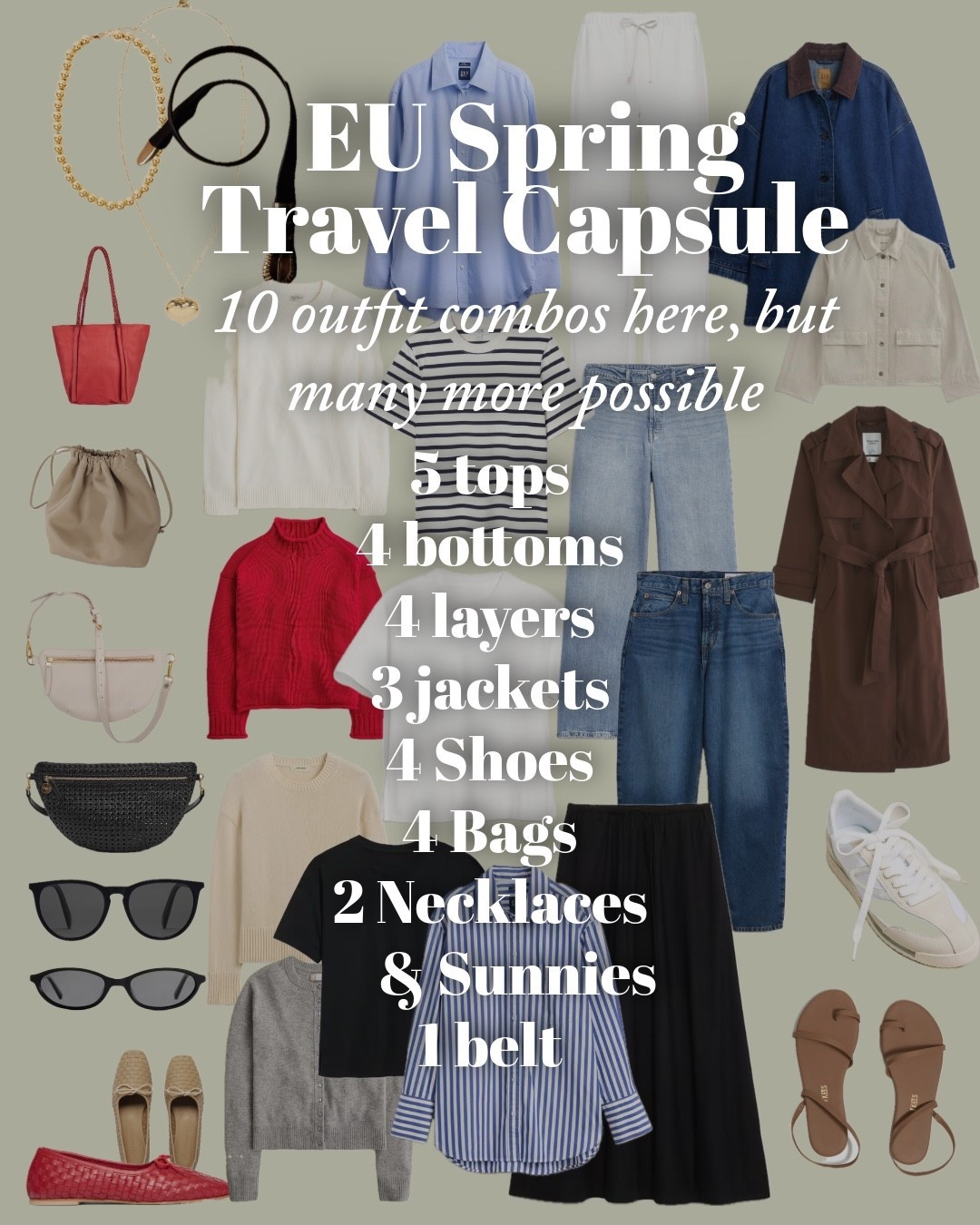 EU Spring Travel Capsule

#LTKTravel #LTKSeasonal #LTKstorytime