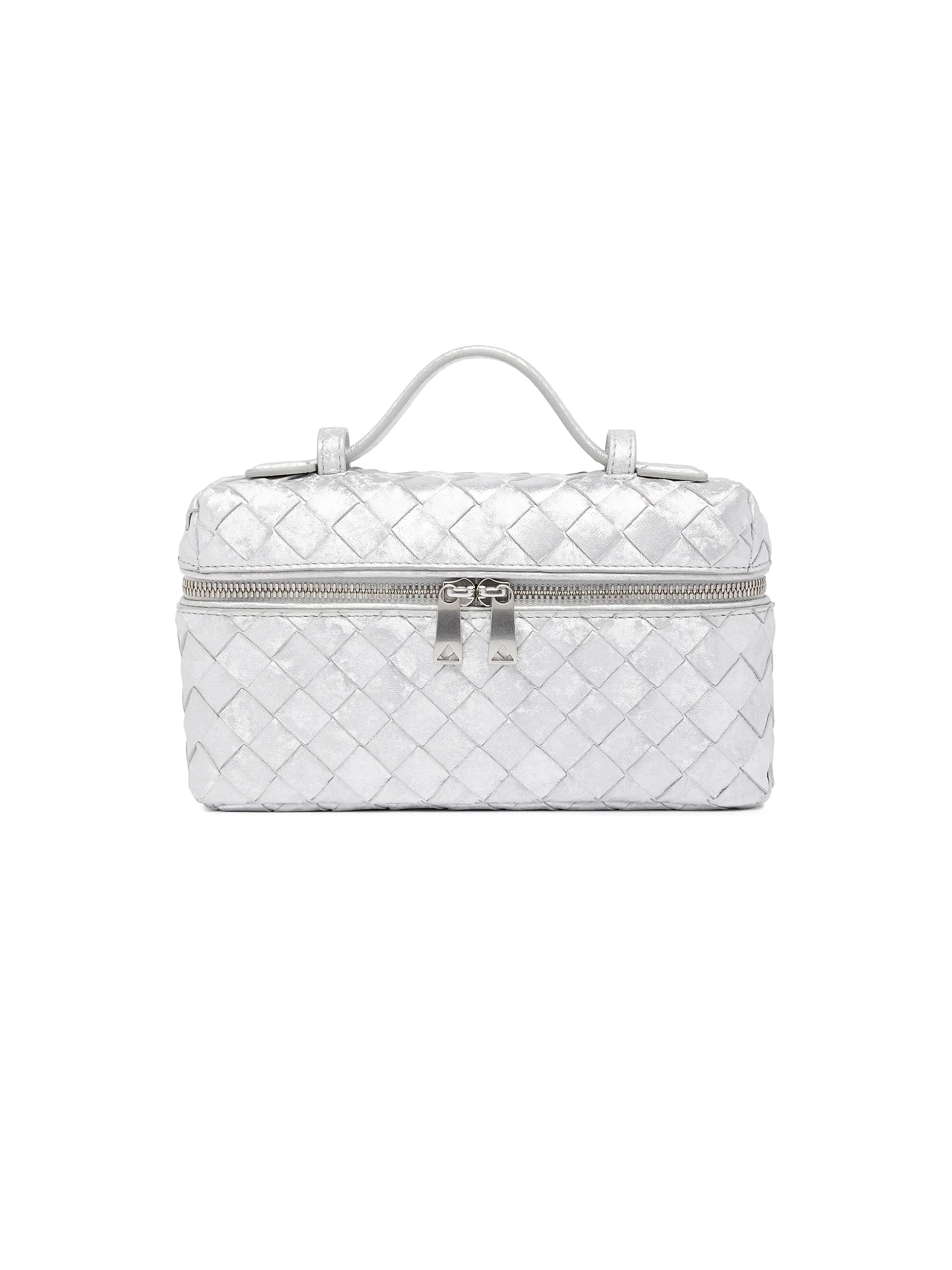 Bang Bang Metallic Satin Leather Vanity Case | Saks Fifth Avenue