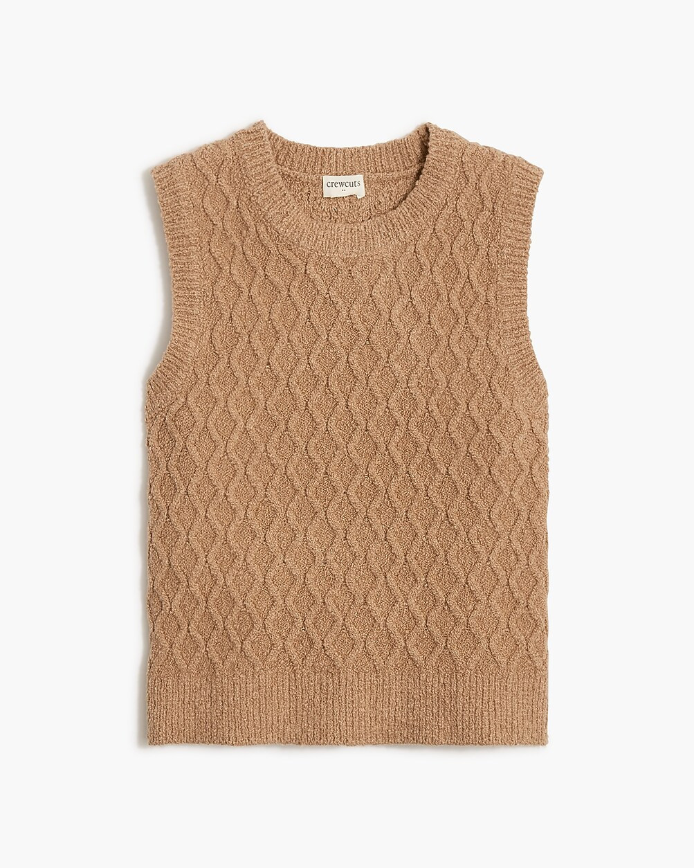 Girls' cable-knit sweater-vest | J.Crew Factory