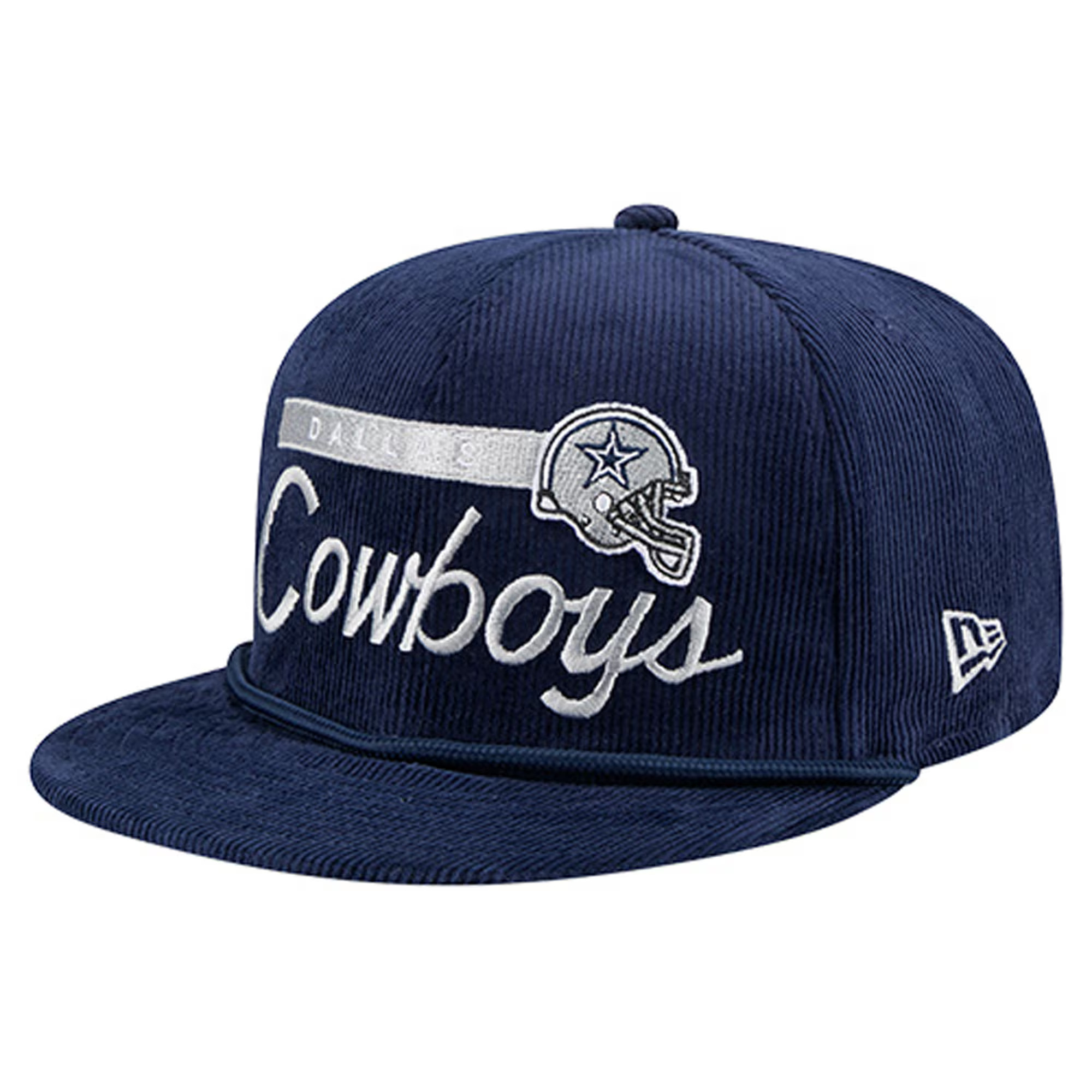 Men's Dallas Cowboys New Era Navy Cord Rope 9FIFTY Snapback Hat | NFL Shop