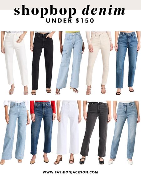 Denim for spring under $150!  #under150 #shopbop #denim #levis #agolde #cargojeans #whitejeans #springdenim #springfashion #fashionjackson

#LTKfindsunder100 #LTKSeasonal #LTKstyletip