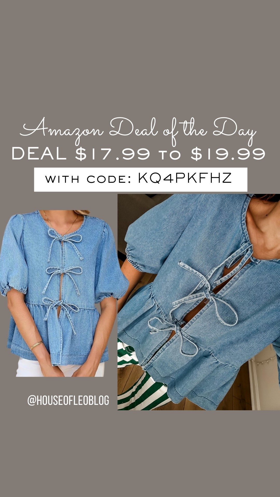 Wearing small denim shirt, Amazon deals

#LTKSaleAlert #LTKOver40
