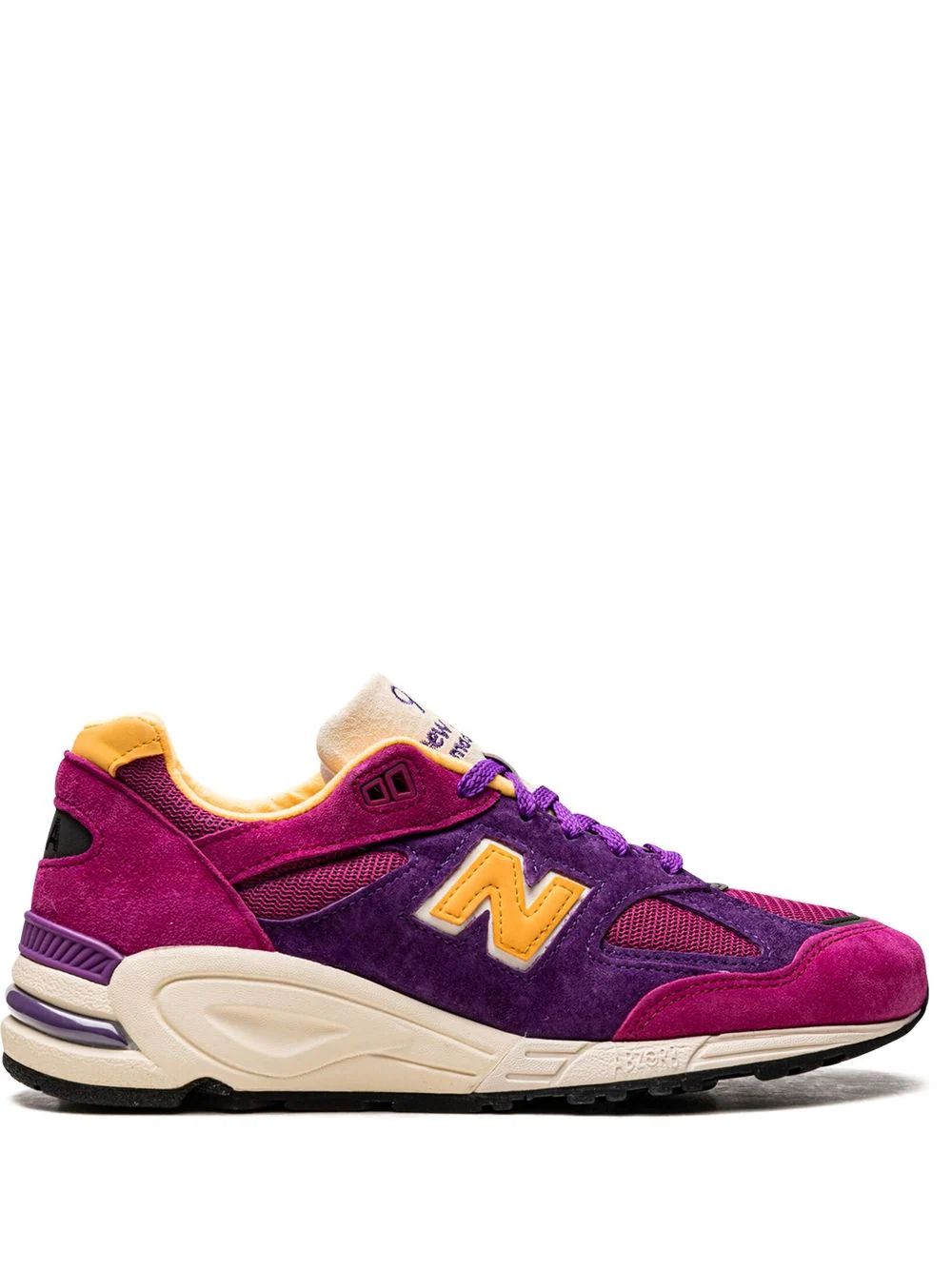New Balance 990V2 "Pink/Purple" Sneakers - Farfetch | Farfetch Global