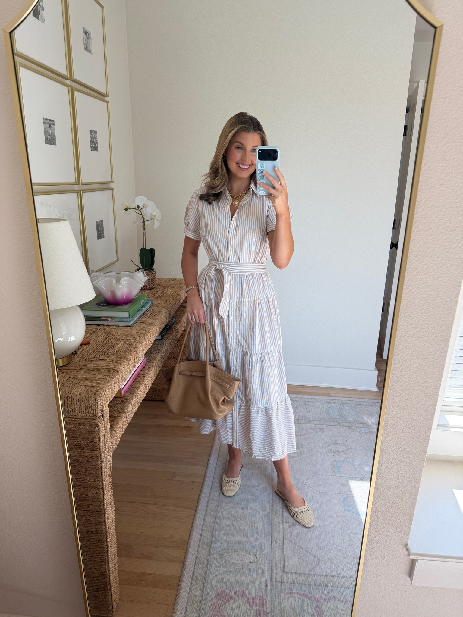 Summer to fall outfit idea- perfect for work! Wearing a S
