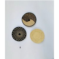 Set Of 3 African Wall Baskets/Natural Decor Hanging Neutral Hangings /Wall Decoration | Etsy (US)