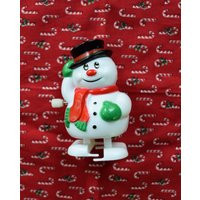 Vintage Fun World Snowman Wind-Up Toy Winter Novelty | Etsy (US)