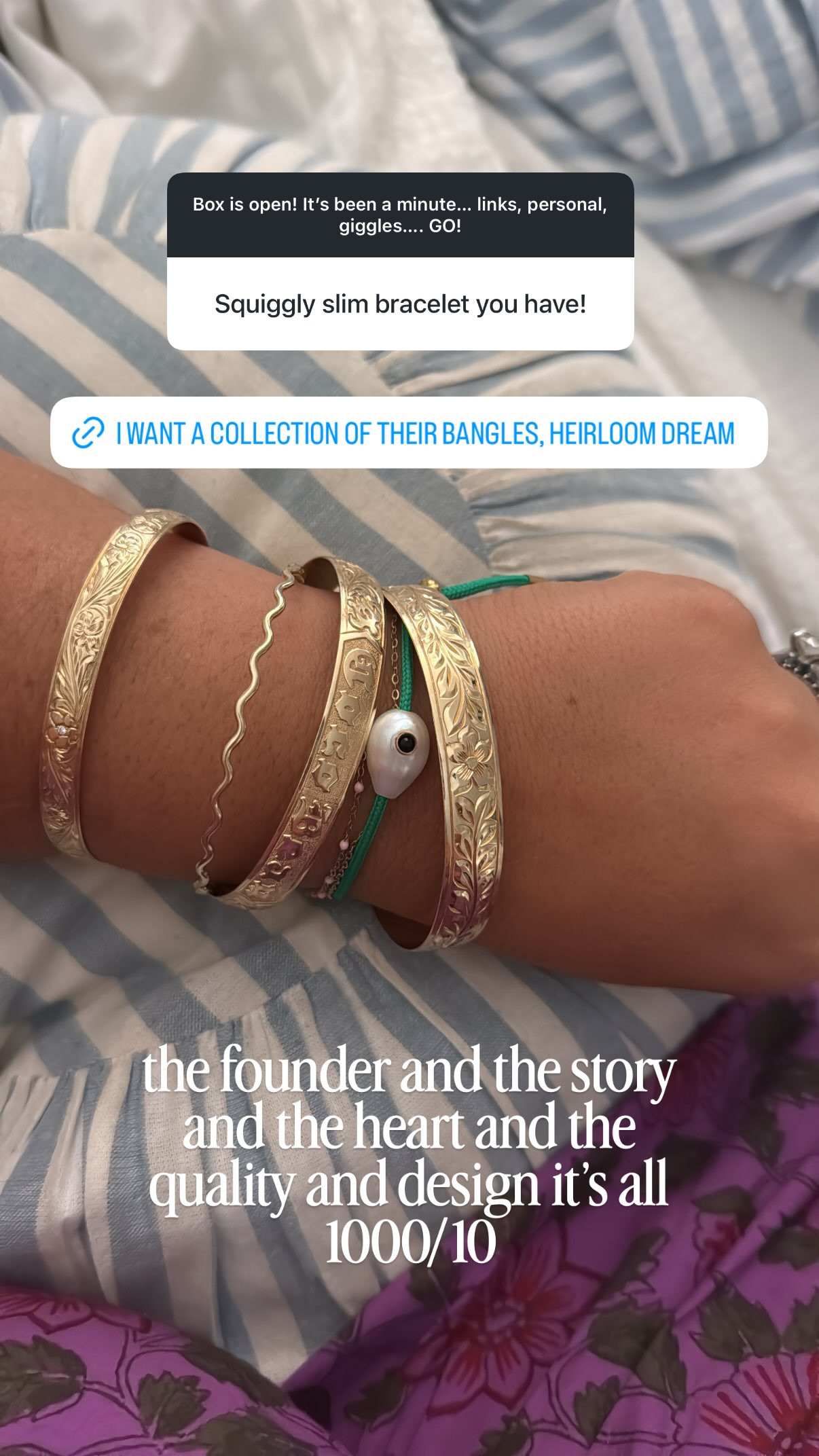 I want this whole collection of bangles