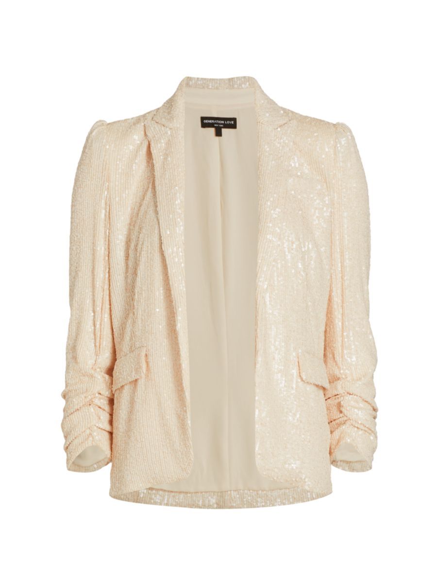 Generation Love Serafina Sequin Open-Front Blazer | Saks Fifth Avenue