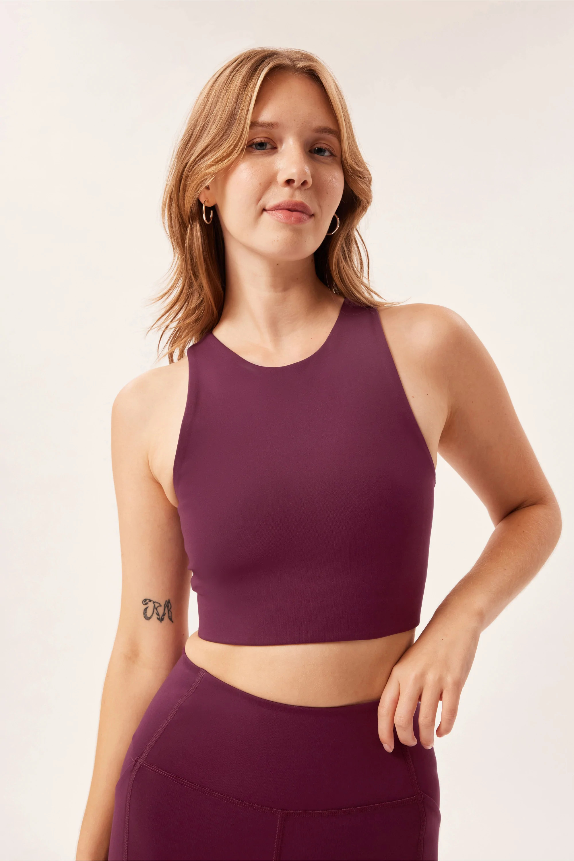 Plum Dylan Tank Bra | Girlfriend Collective