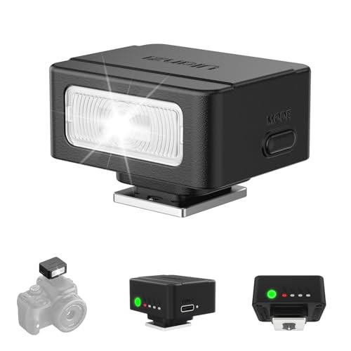 ULANZI SL01 Mini flash de cámara, GN8 6500K Mini Flash Speedlite, 4 niveles de potencia, compatible con Sony ZV-1/ZV-E10/Canon/Nikon/Fuji/Panasonic/Leica/Olympus, 【No compatible con Sony ZV-1F】 | Amazon (US)