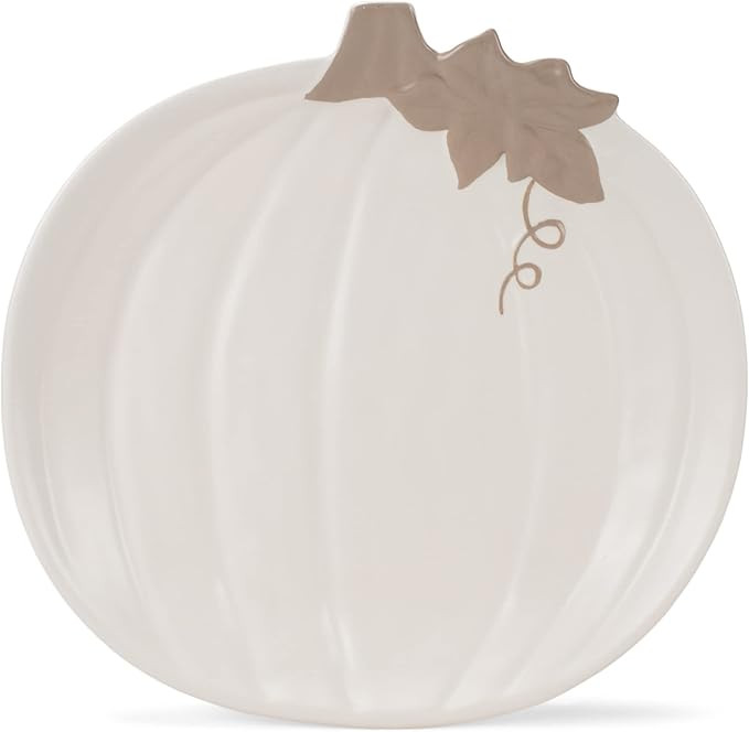 Nat & Jules Pumpkin Shaped 11 x 10.5 Inch Ceramic Large Serving Platter: Perfect for Thanksgiving... | Amazon (US)