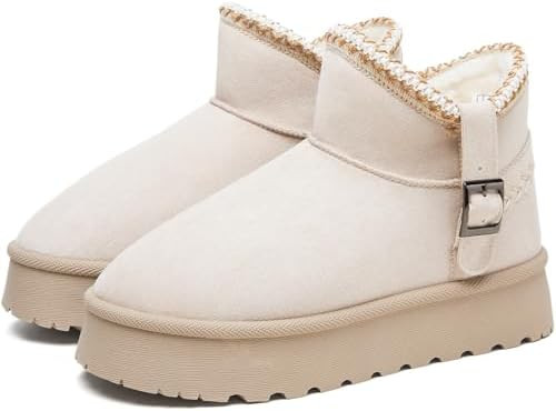 FINIWOR Snow Boots for Women Waterproof, Warm Fur Lined Mini Womens Boots Winter, Fall Ankle Boot... | Amazon (US)