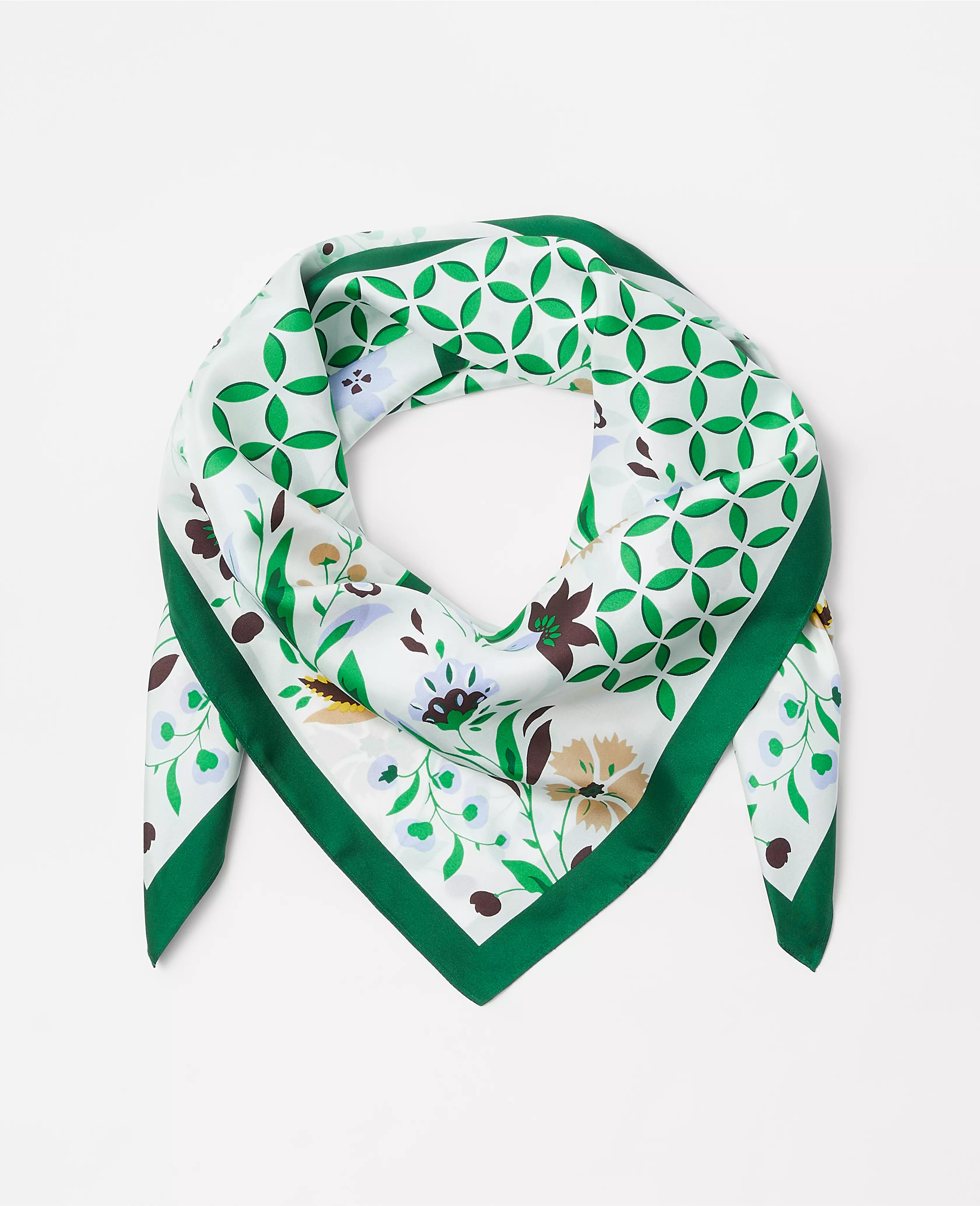 Floral Maze Silk Scarf | Ann Taylor (US)