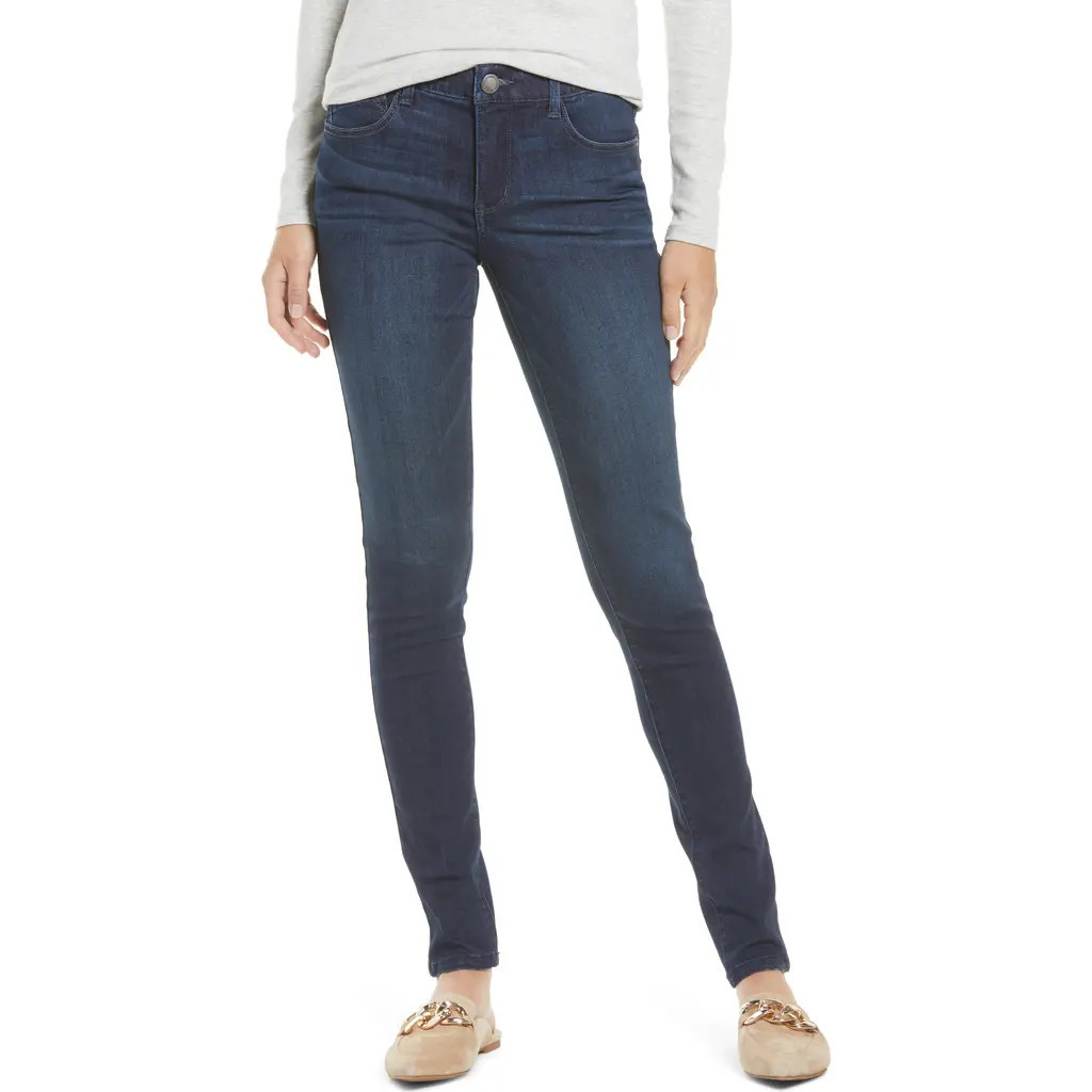 Wit & Wisdom Sophie 'Ab'Solution Skinny Ankle Jeans in Dark Navy at Nordstrom, Size 0 | Nordstrom