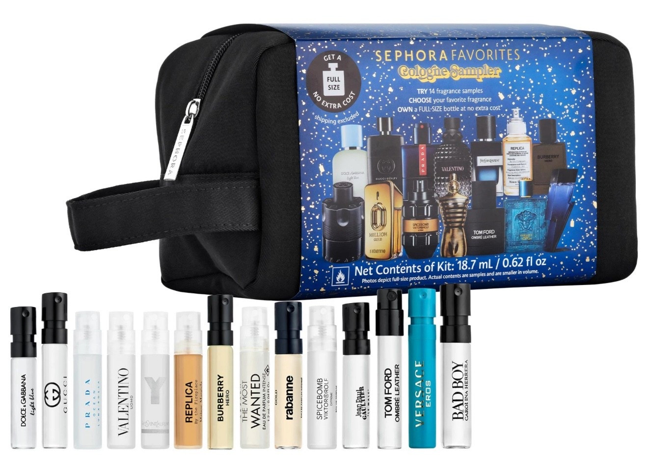 The PERFECT teen boy gift! 12 colognes to try and then a voucher to get a full size of whichever one is their favorite! 