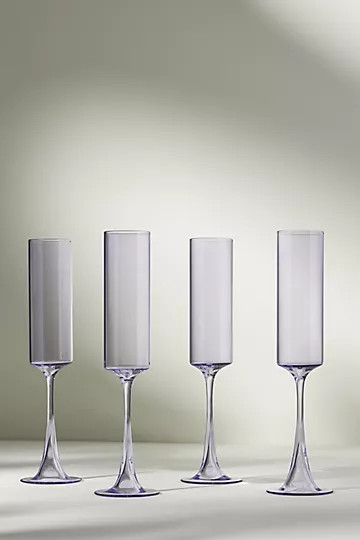 Morgan Flutes, Set of 4 | Anthropologie (US)