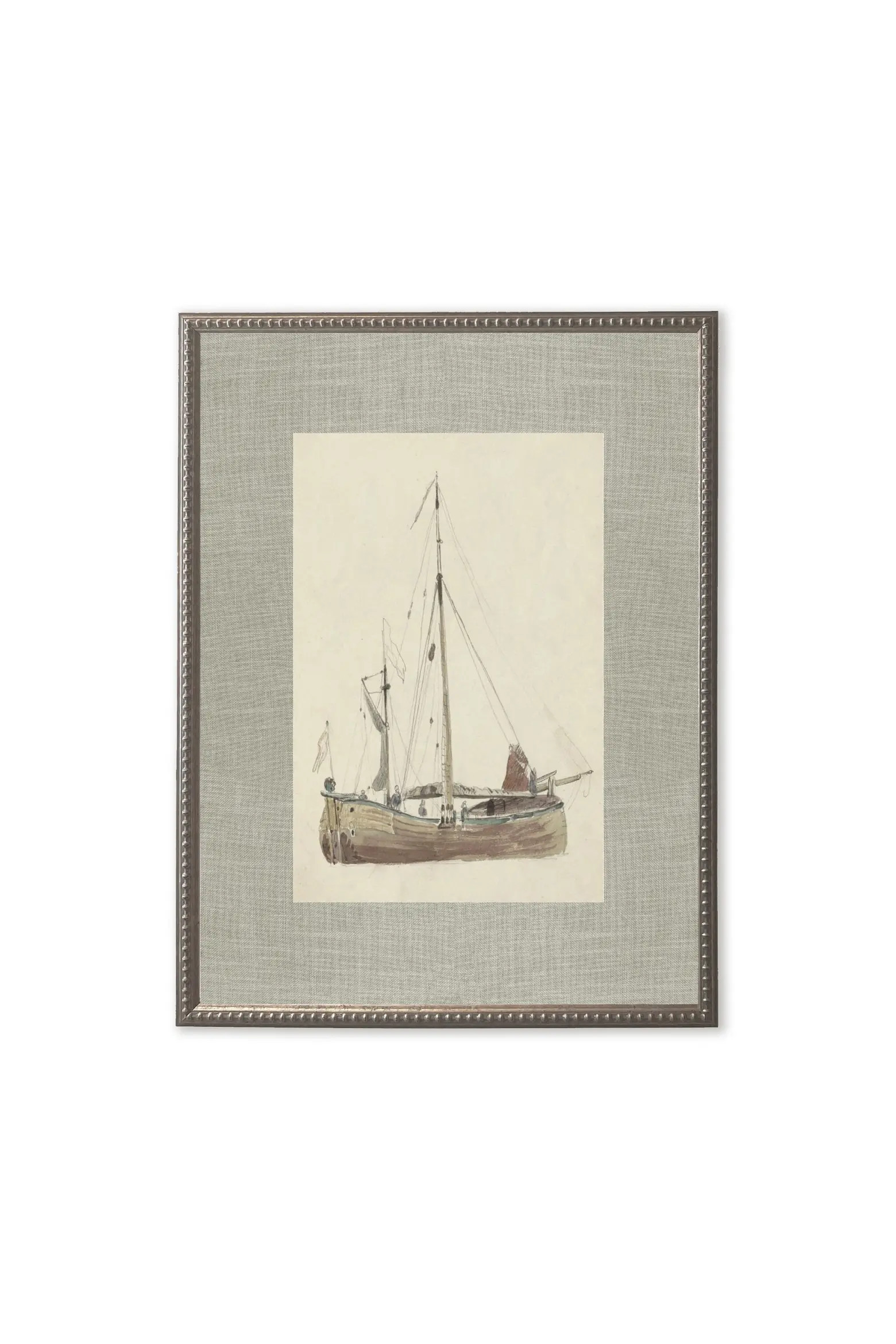 Sailboat Painting in Silver-Beaded Frame | Nordstrom | Nordstrom