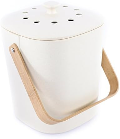 Bamboozle Food Compost Bin, Indoor Food Composter for Kitchen (Natural) | Amazon (US)