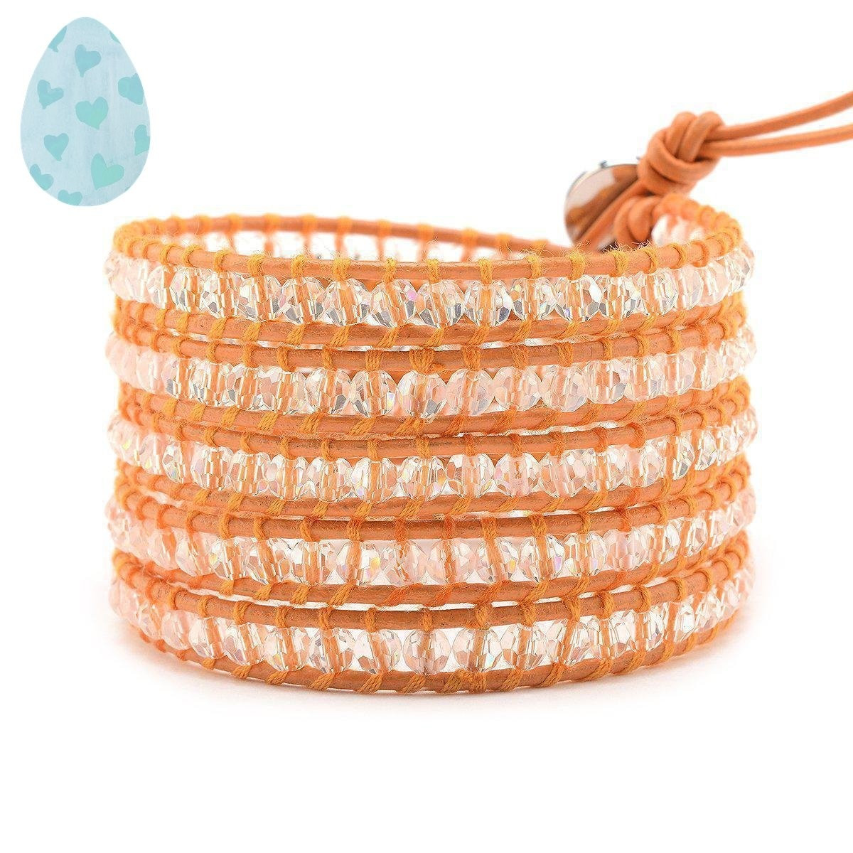 Crystal Ice on Sunrise Orange | Victoria Emerson