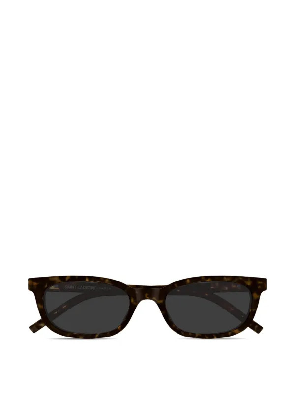 rectangle-frame logo-plaque sunglasses | Farfetch Global