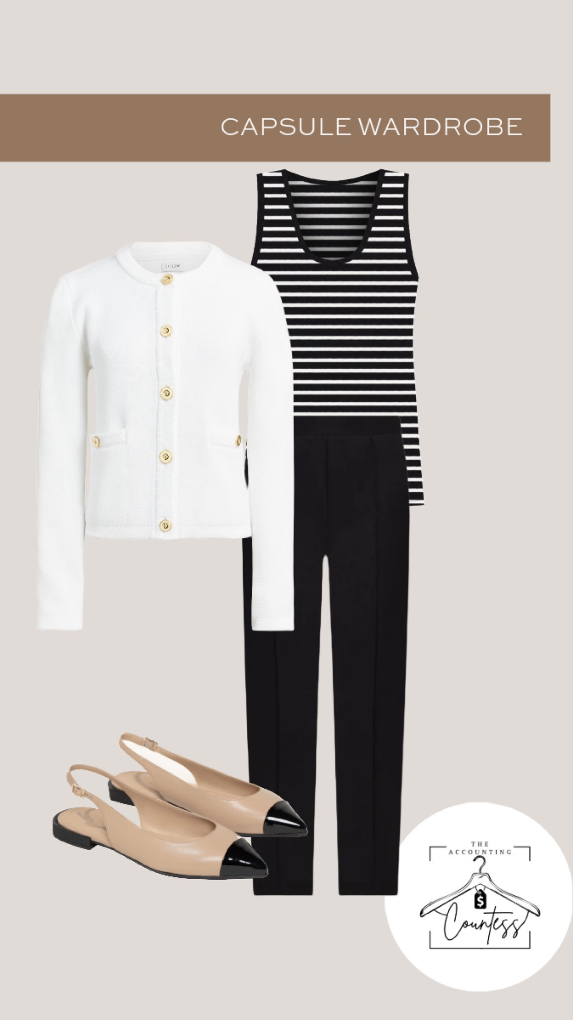 Summer capsule wardrobe outfit 

#LTKShoeCrush #LTKStyleTip #LTKWorkwear