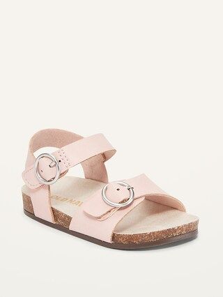 Faux-Leather Double-Buckle Sandals for Baby | Old Navy (US)