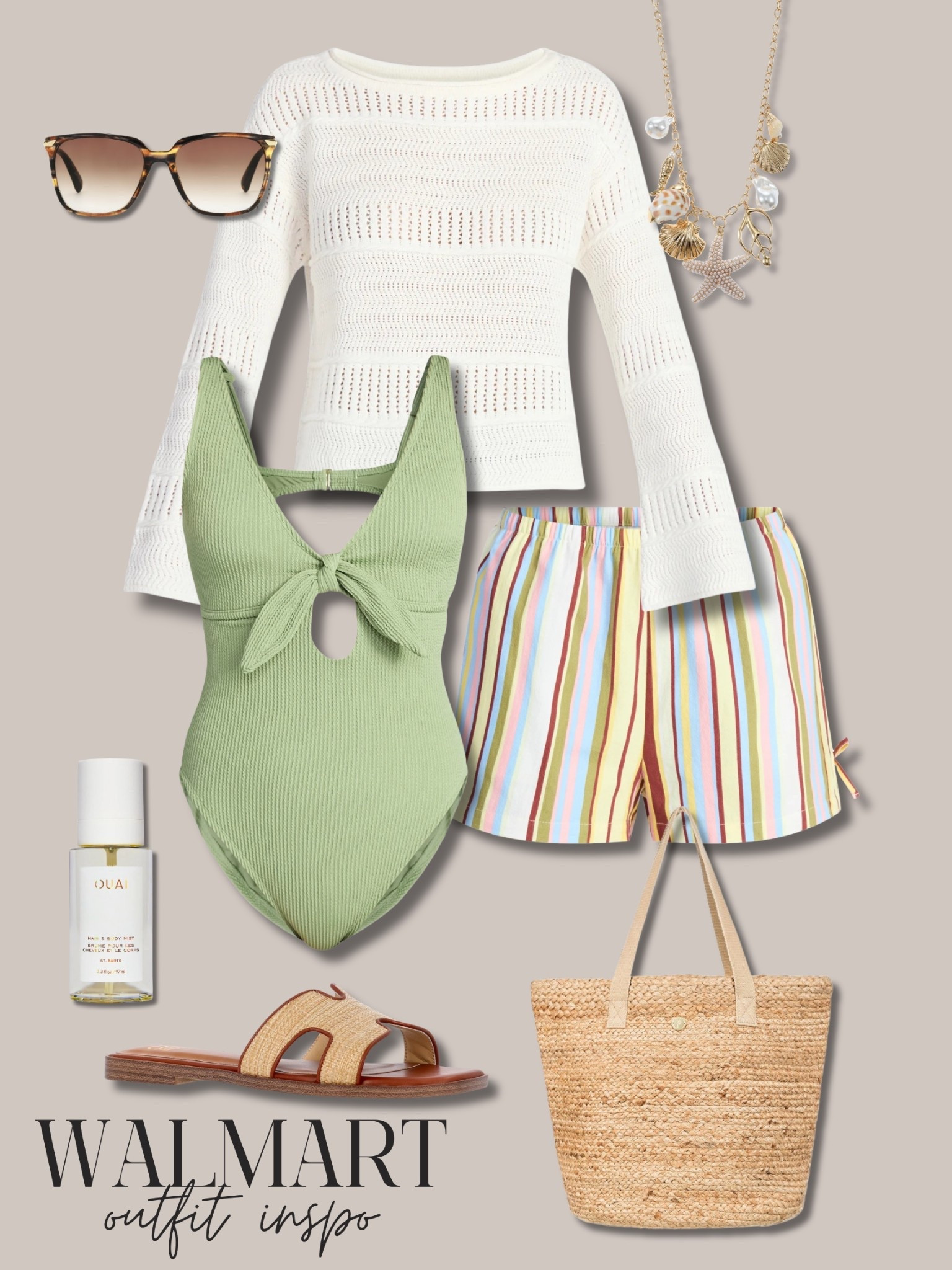 Beach / summer outfit inspo from Walmart ☀️ 

📍Where to wear: beach, pool, resort.

Ootd, outfit Inspo, fashion finds, trending, cozy, casual outfits, modest outfit, classy casual, look for less, winter fashion 2026, free people, designer, girly, chic, trendy, elevated basics, everyday style, winter wear, spring fashion, summer style, winter ootd, Ugg season, winter style edit, LTK outfit inspo, Amazon spring fashion, Walmart spring fashion, designer inspired looks, Target fashion, Target finds. 



#LTKTravel #LTKootd