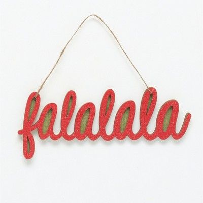 Sullivans Falalala Ornament 4"H Red | Target