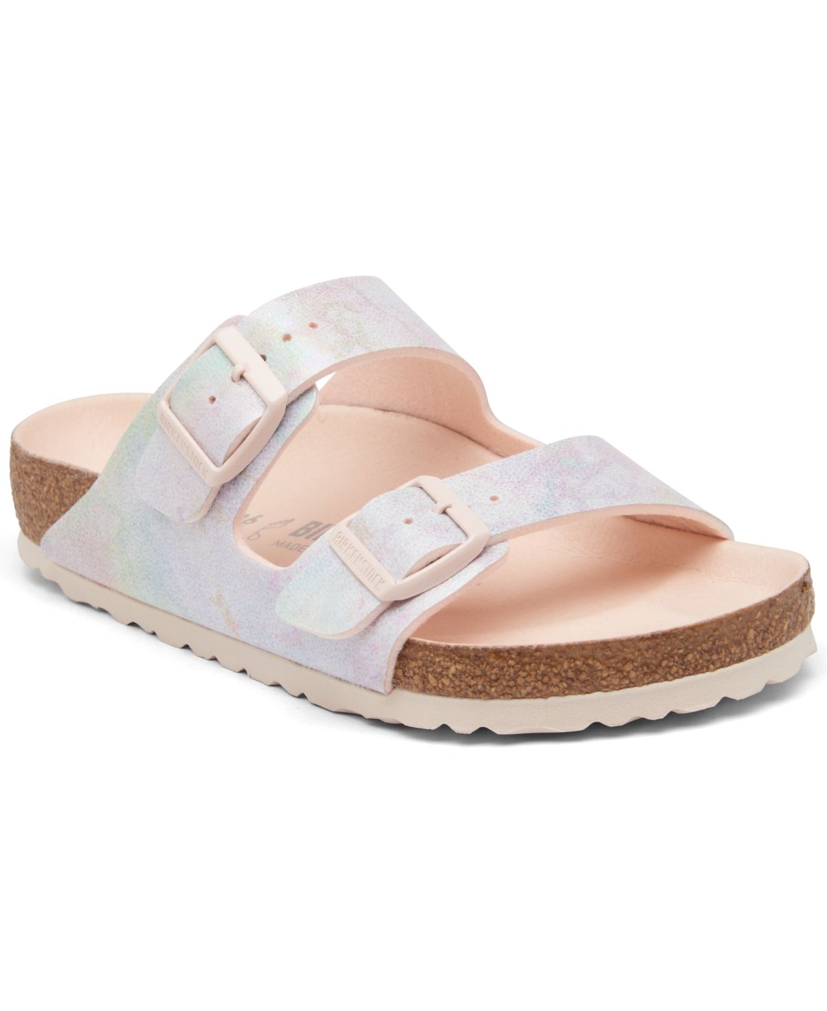 Birkenstock Women's Arizona Vegan Microfiber Iridescent Sandals from Finish Line | Macys (US)