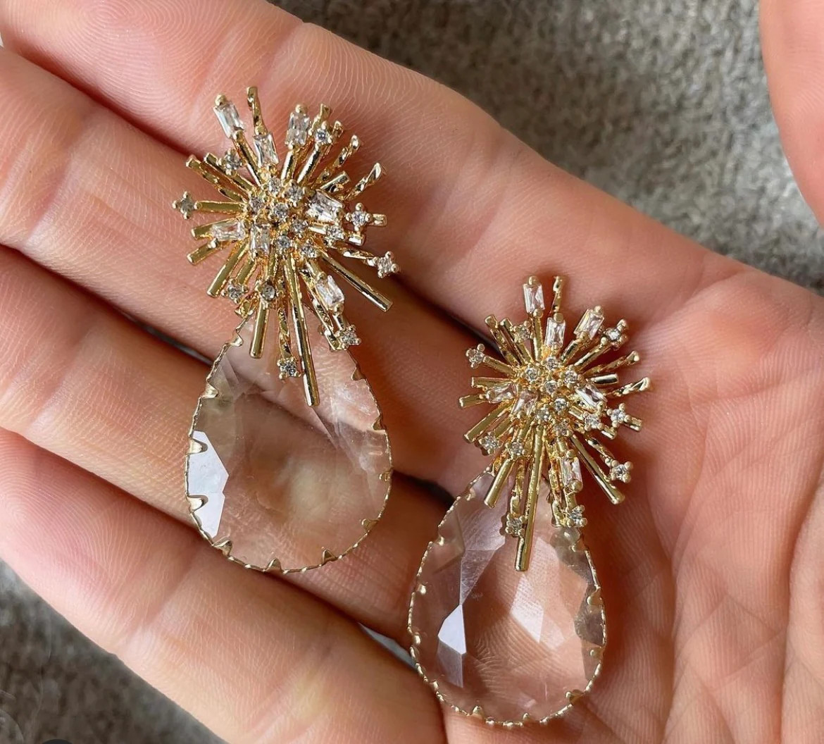 Champagne Drop Earrings | Earrings Brand | Erin McDermott Jewelry