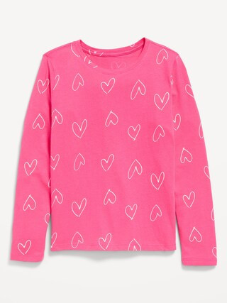 Softest Printed Long-Sleeve T-Shirt for Girls | Old Navy (US)