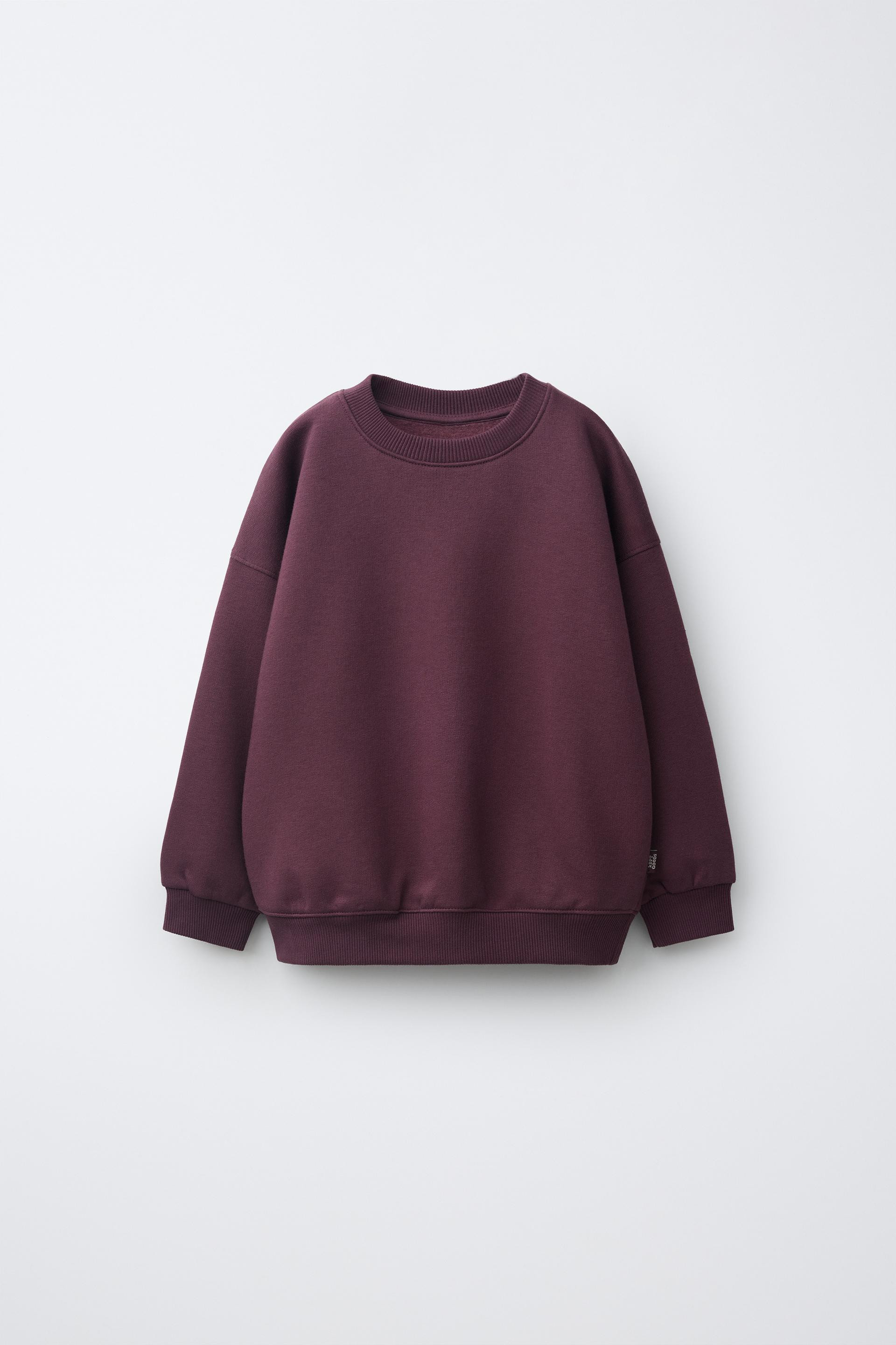 Zara - Plain Sweatshirt - Navy Blue - 2 Years (36,2 Inches) - Kids | Zara US