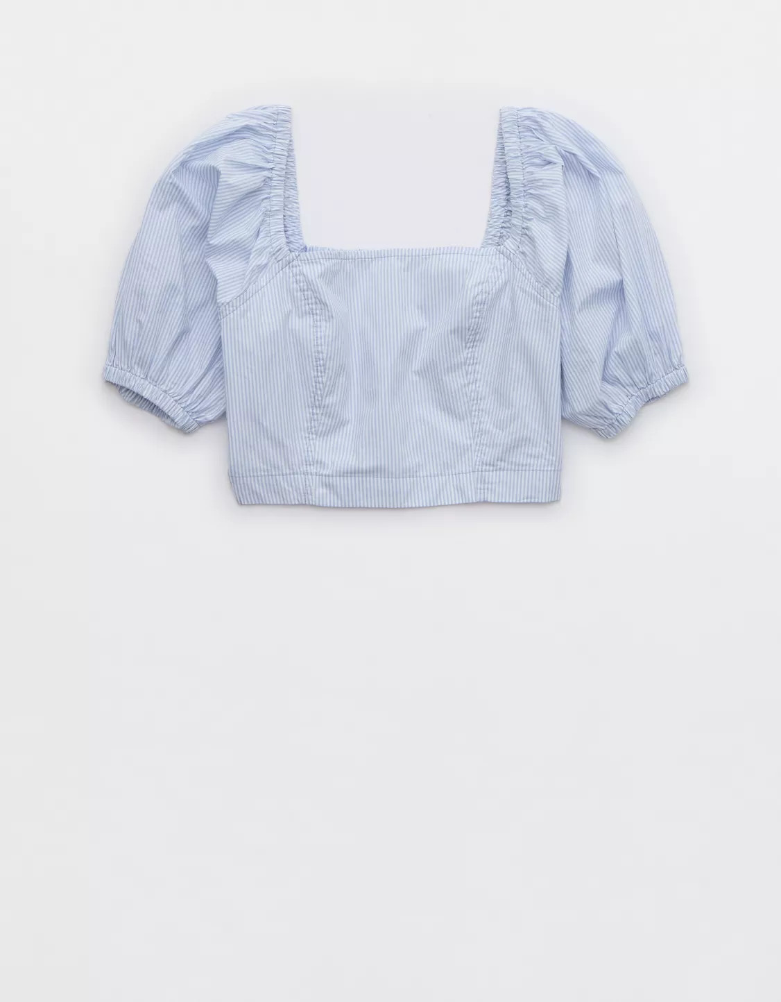 Aerie Puff Sleeve Square Neck Top | American Eagle Outfitters (US & CA)