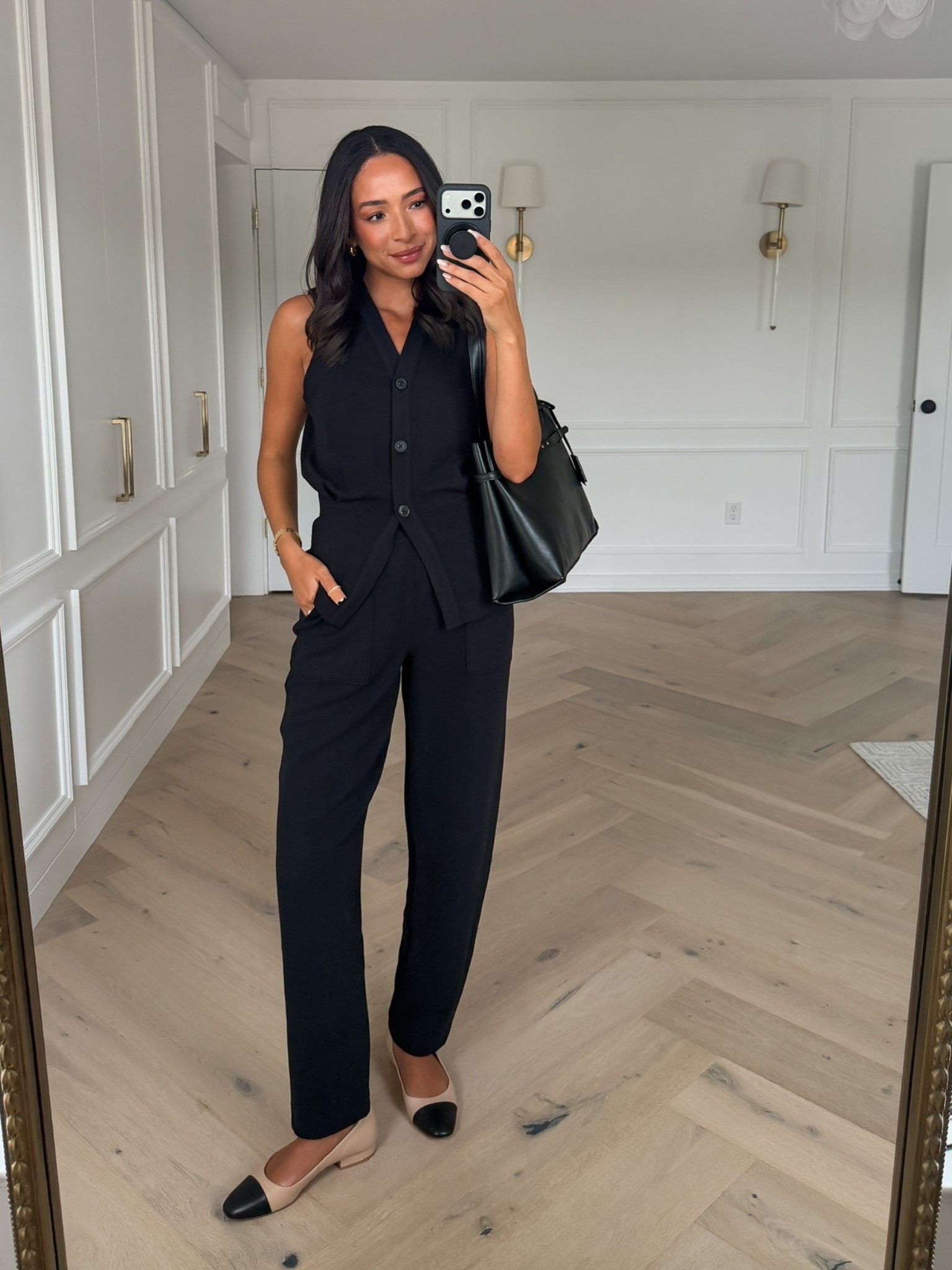 Use code NENAXSPANX to save 15% off your first Spanx order! 🖤 Wearing size S vest and size S Tall barrel pants 

Spanx outfit, summer outfit, work outfit, office outfit, casual outfit, work from home outfit, matching set, Memorial Day weekend, MDW sales

#LTKSaleAlert #LTKSeasonal #LTKWorkwear