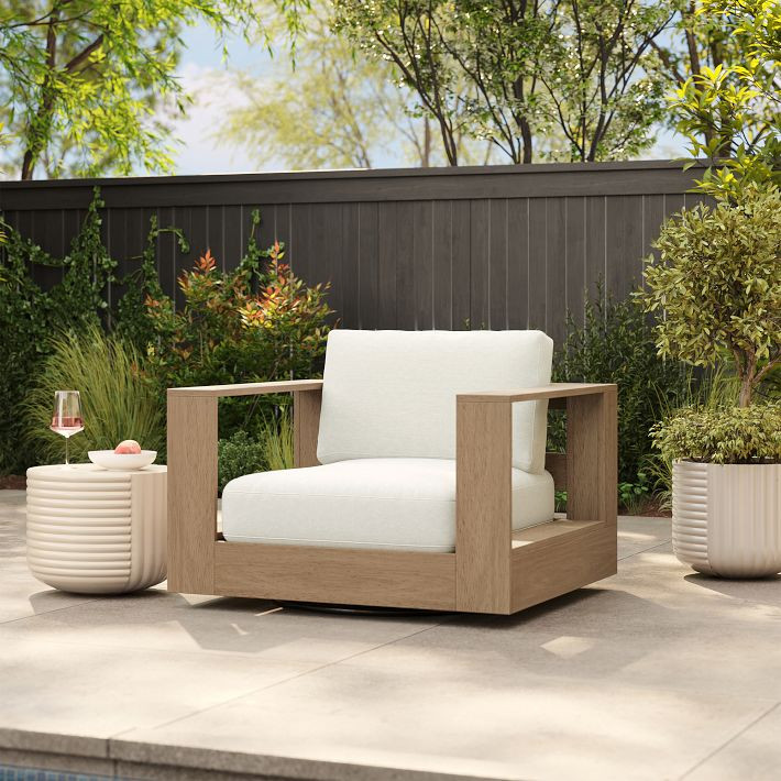 Telluride Outdoor Swivel Chair | West Elm (US)