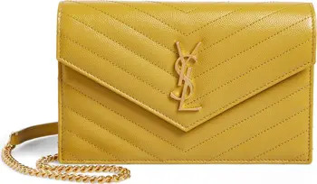 Monogramme Logo Leather Crossbody Bag | Nordstrom