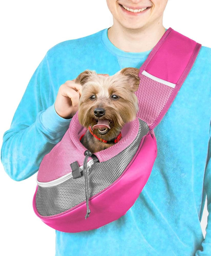 Cuddlissimo! Pet Sling Carrier - Small Dog Puppy Cat Carrying Bag Purse Pouch - For Pooch Doggy D... | Amazon (US)