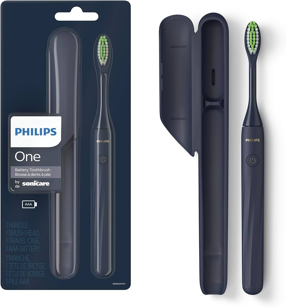 Philips Sonicare Battery Toothbrush, Midnight Blue, HY1100/04 | Amazon (US)