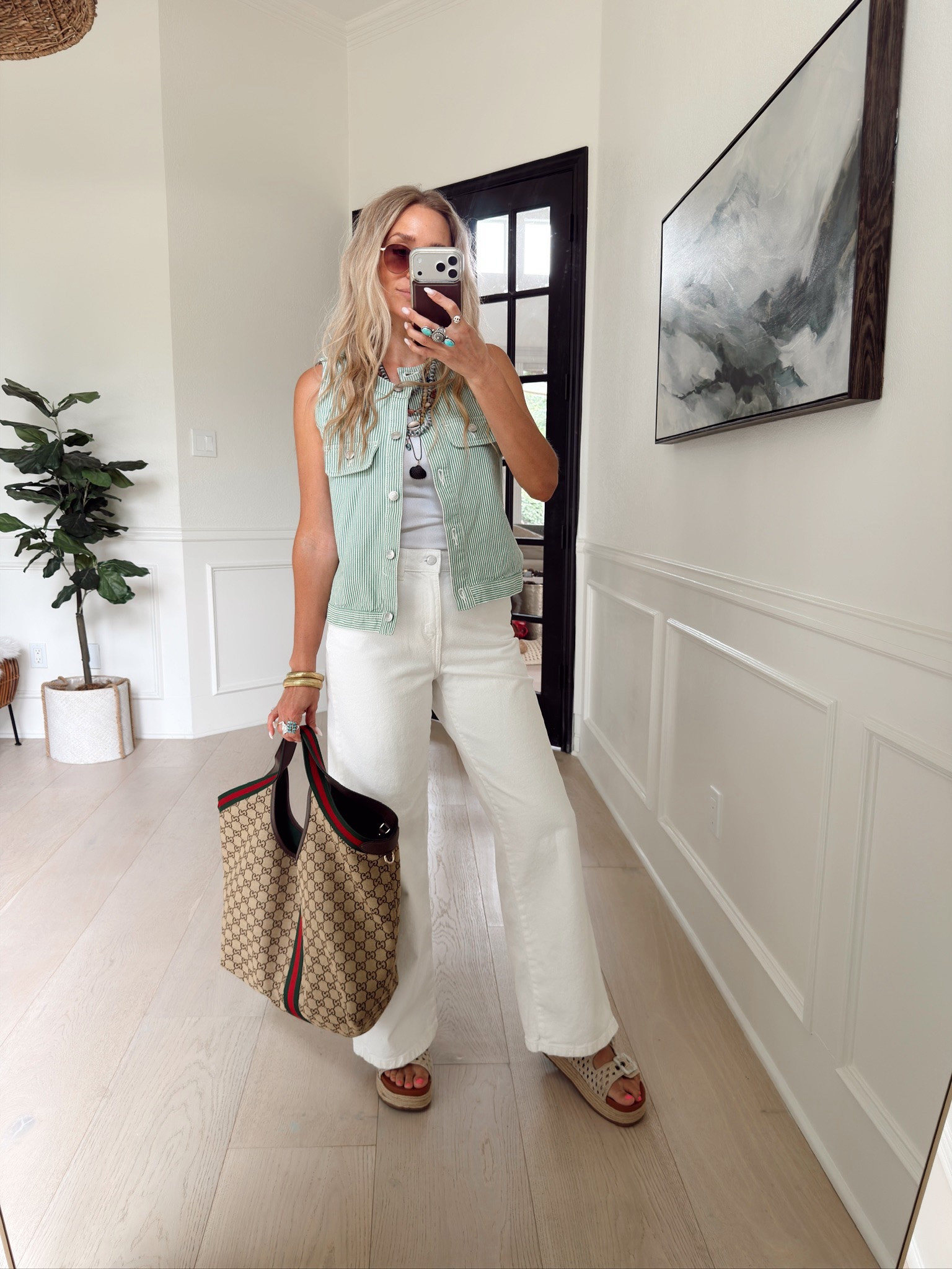 ✨SCROLL TO SHOP✨

My jaw dropped when I saw this cute pinstriped vest in Walmart and I knew I had to pair it with my favorite white wide legged jeans that are also from Walmart!

Wearing my tts // small, 4

5'5" // 120 Ibs

@walmart #walmartpartner #walmartstyle

#LTKootd #LTKmomlife #LTKgrwm