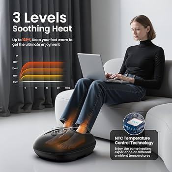 RENPHO Foot Massager Machine with Heat [2026 Upgraded], Fathers Day Dad Gifts for Men Husband, FS... | Amazon (US)