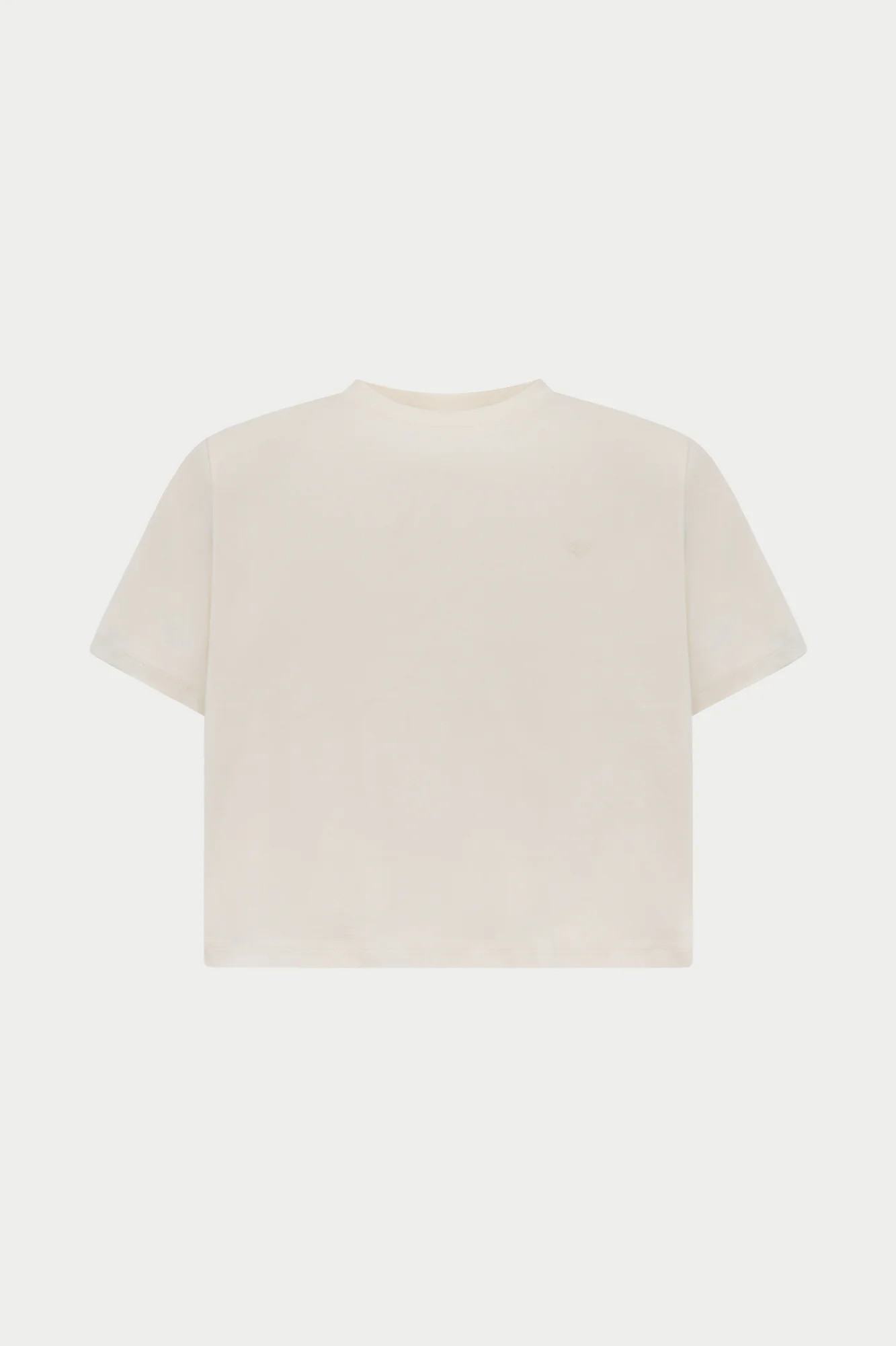 SHOULDER PAD T-SHIRT - OFF WHITE | The Couture Club