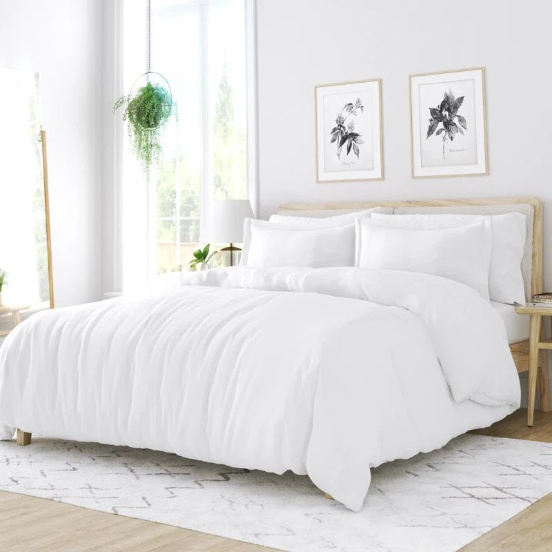 Oversized Solid Duvet Cover Set | Wayfair North America