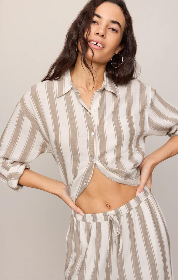 Perfect Striped Linen Button Up | Z Supply