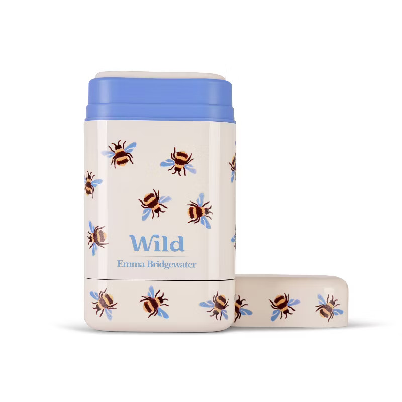 Wild Cosmetics - Refillable Bee Case with Honey & Cactus Flower - Aluminum Free Deodorant - Start... | Target