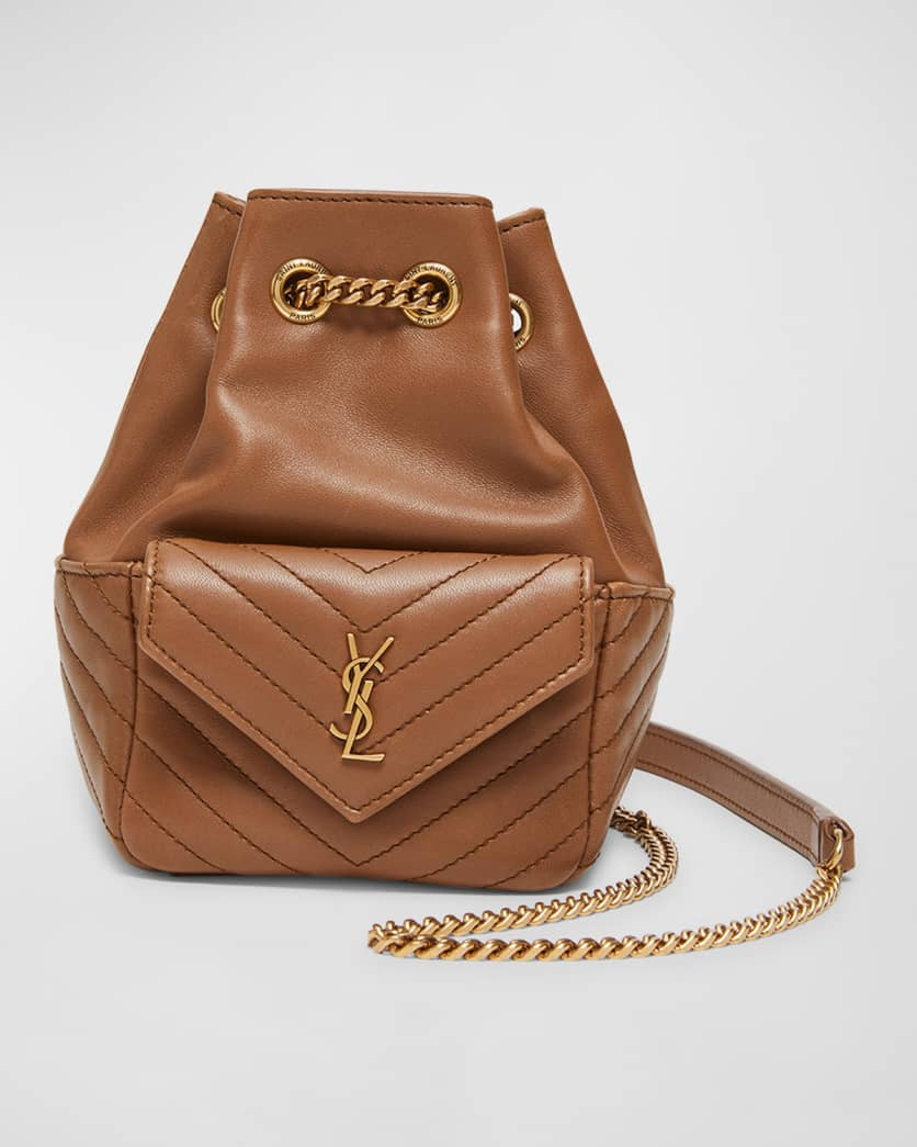 Joe Mini YSL Bucket Bag with Adjustable Strap in Smooth Leather | Neiman Marcus