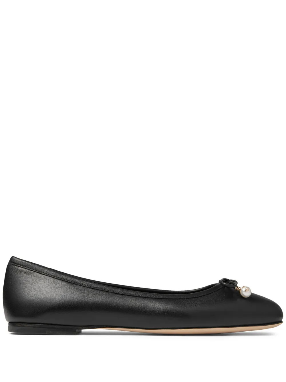 Jimmy Choo Elme Ballerina Shoes | Black | FARFETCH | Farfetch Global