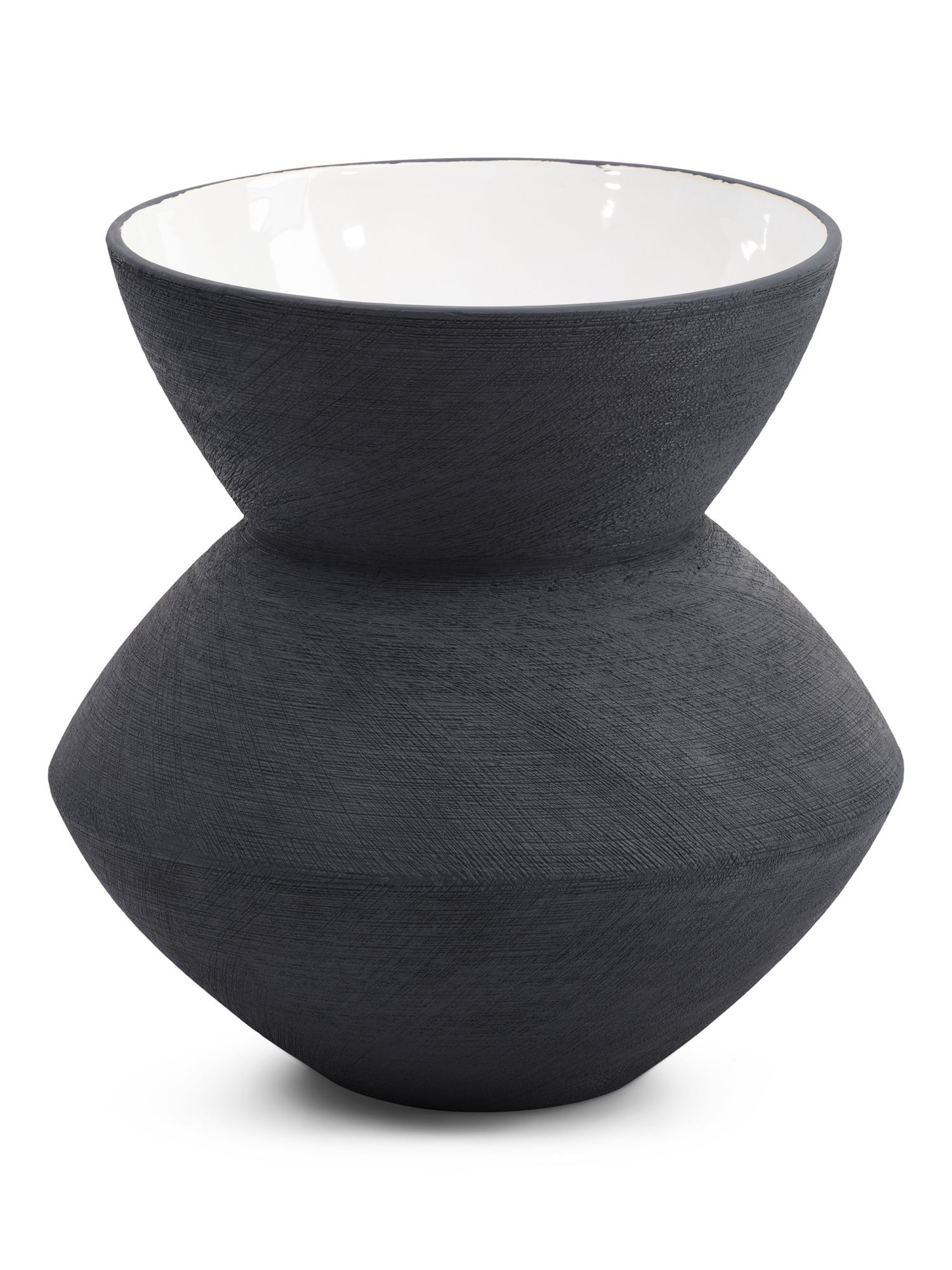 11.5in Angled Ceramic Vase | TJ Maxx